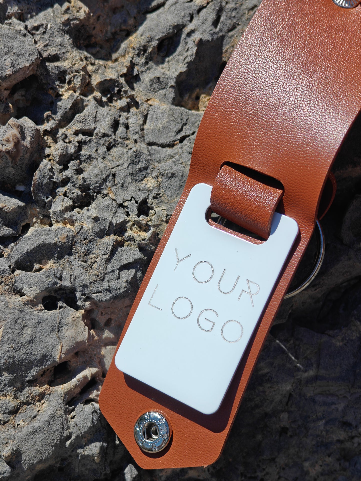 Portachiavi | Ecopelle (PU) e alluminio