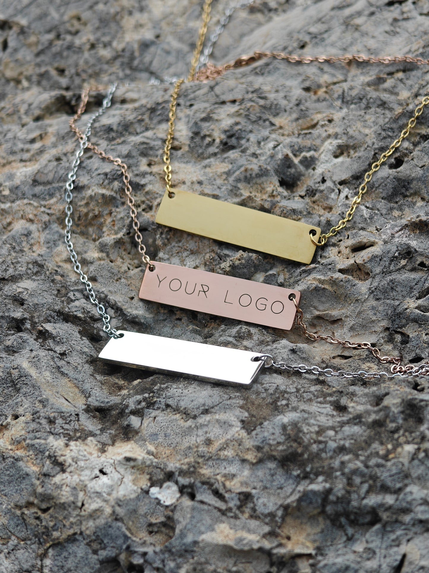 Collana con pendente | Barra orizzontale