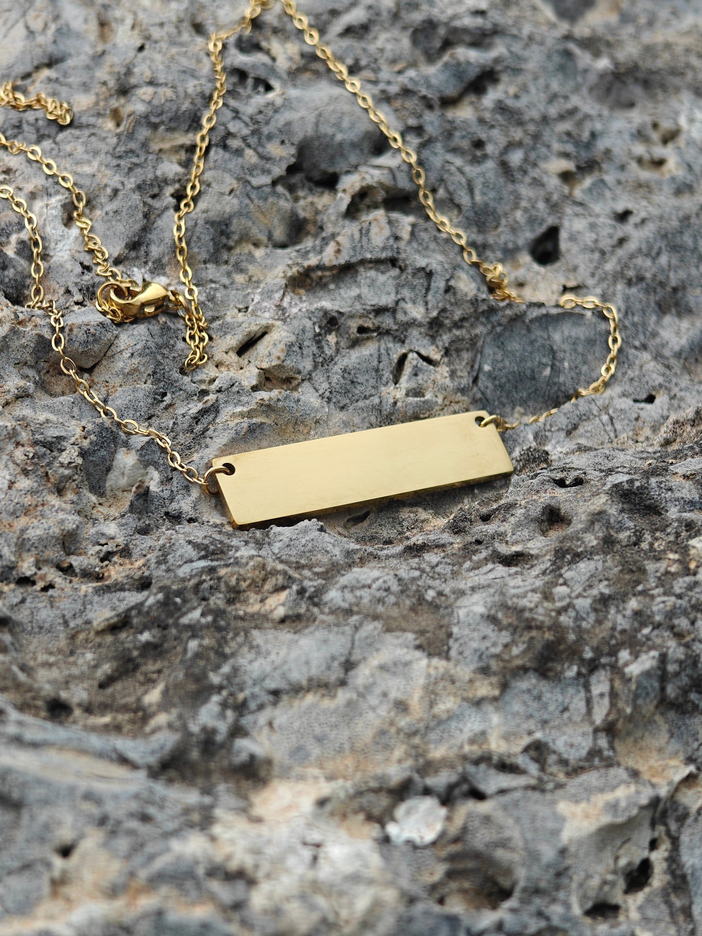 Collana con pendente | Barra orizzontale