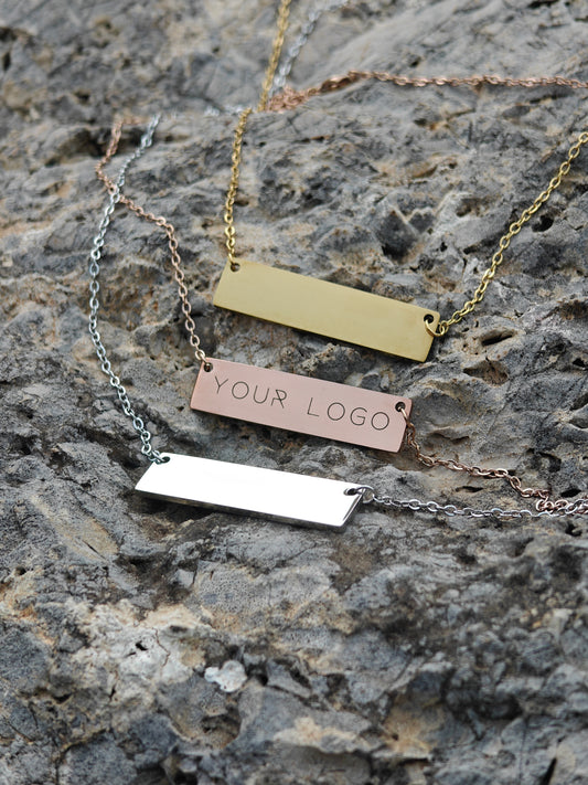 Collana con pendente | Barra orizzontale