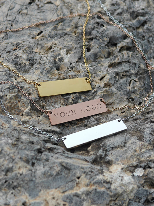 Collana con pendente | Barra orizzontale